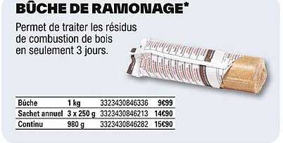 BÛCHE DE RAMONAGE*