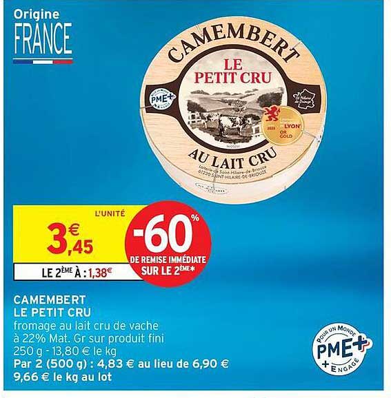 CAMEMBERT LE PETIT CRU