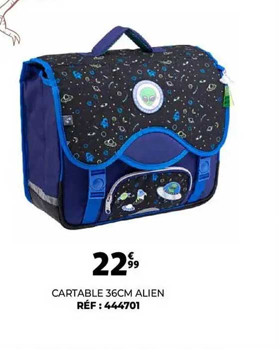 CARTABLE 36CM ALIEN