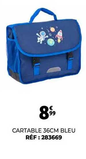 CARTABLE 36CM BLEU
