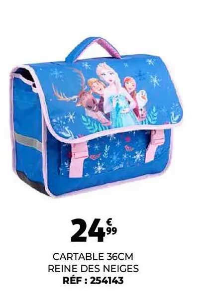CARTABLE 36CM REINE DES NEIGES