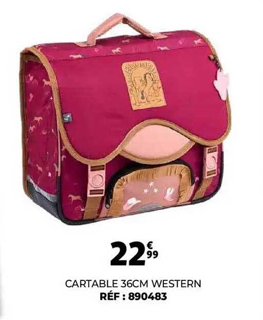 CARTABLE 36CM WESTERN