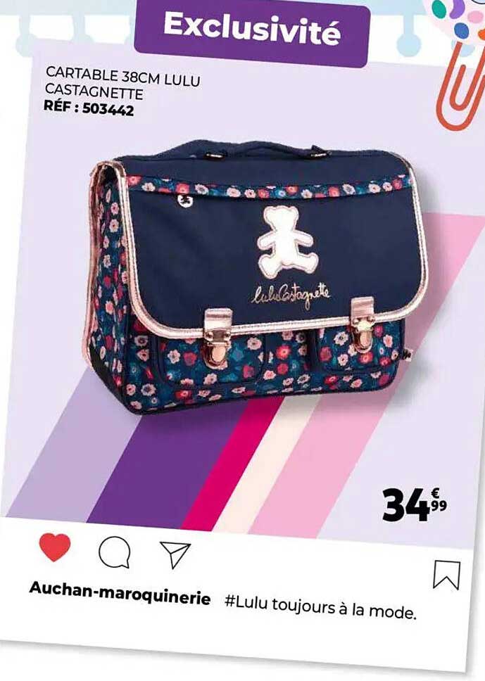 CARTABLE 38CM LULU CASTAGNETTE