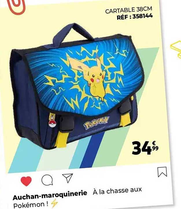 Cartable 38cm - Pokémon