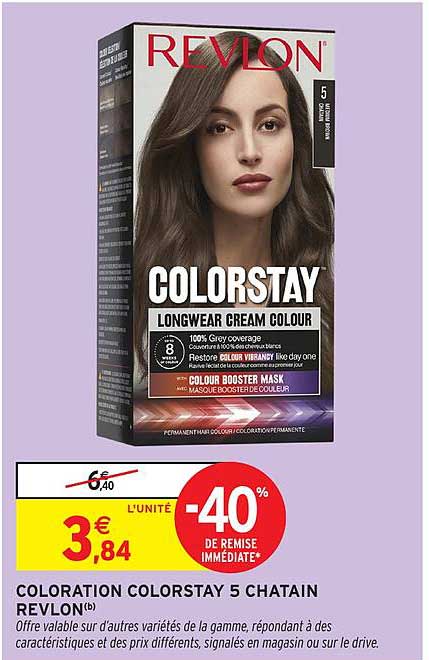 COLORATION COLORSTAY 5 CHATAIN REVLON