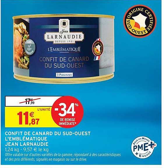 CONFIT DE CANARD DU SUD-OUEST