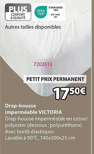 Drap-housse imperméable VICTORIA