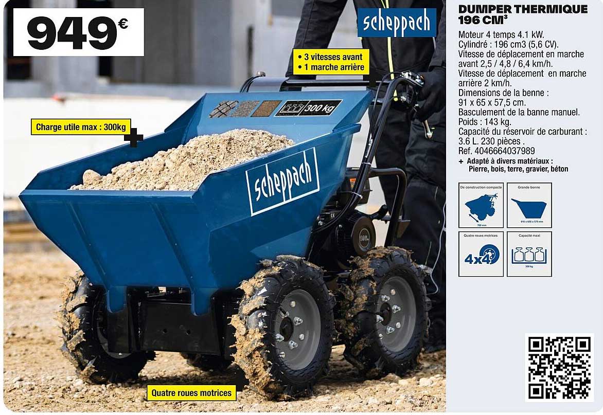 DUMPER THERMIQUE 196 CM³
