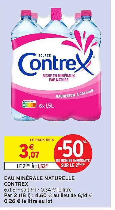 EAU MINÉRALE NATURELLE CONTREX
