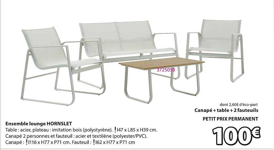 Ensemble lounge HORNSLET