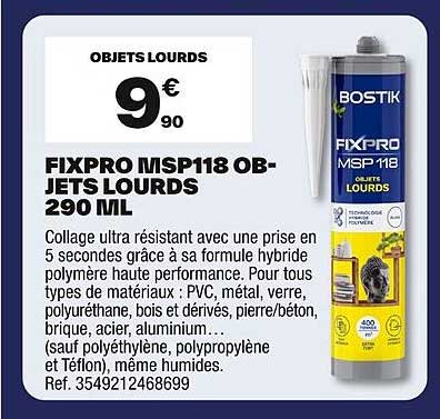 FIXPRO MSP118 OB-JETS LOURDS 290 ML