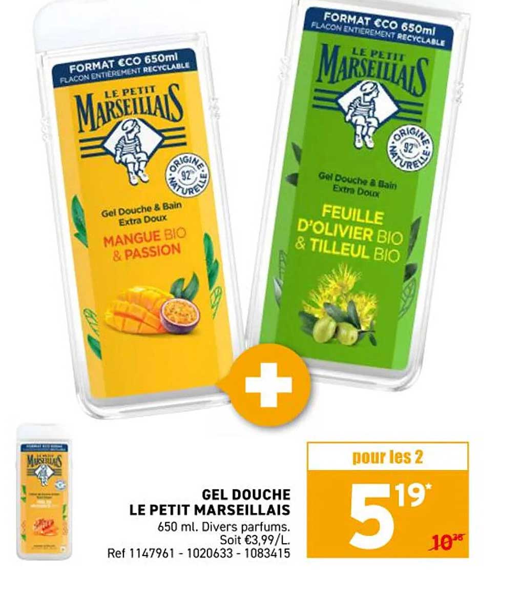 GEL DOUCHE LE PETIT MARSEILLAIS