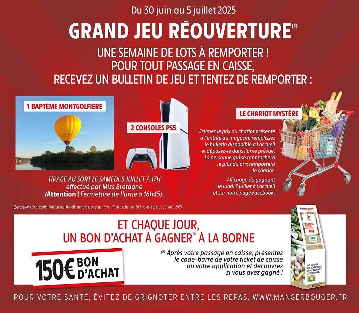 GRAND JEU RÉOUVERTURE