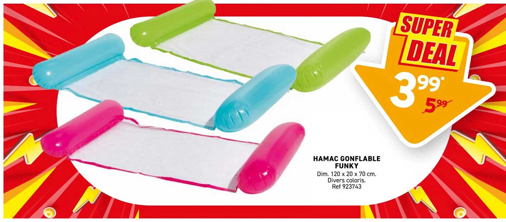 HAMAC GONFLABLE FUNKY