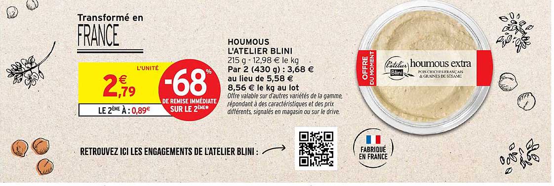 HOUMOUS L'ATELIER BLINI