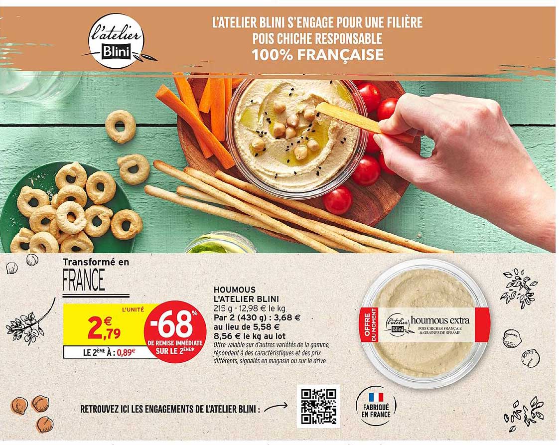 Houmous L'Atelier Blini