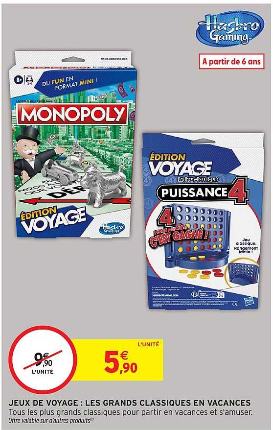 JEUX DE VOYAGE : LES GRANDS CLASSIQUES EN VACANCES