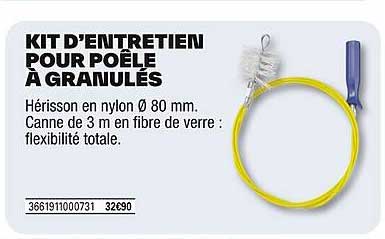 KIT D’ENTRETIEN POUR POÊLE À GRANULÉS