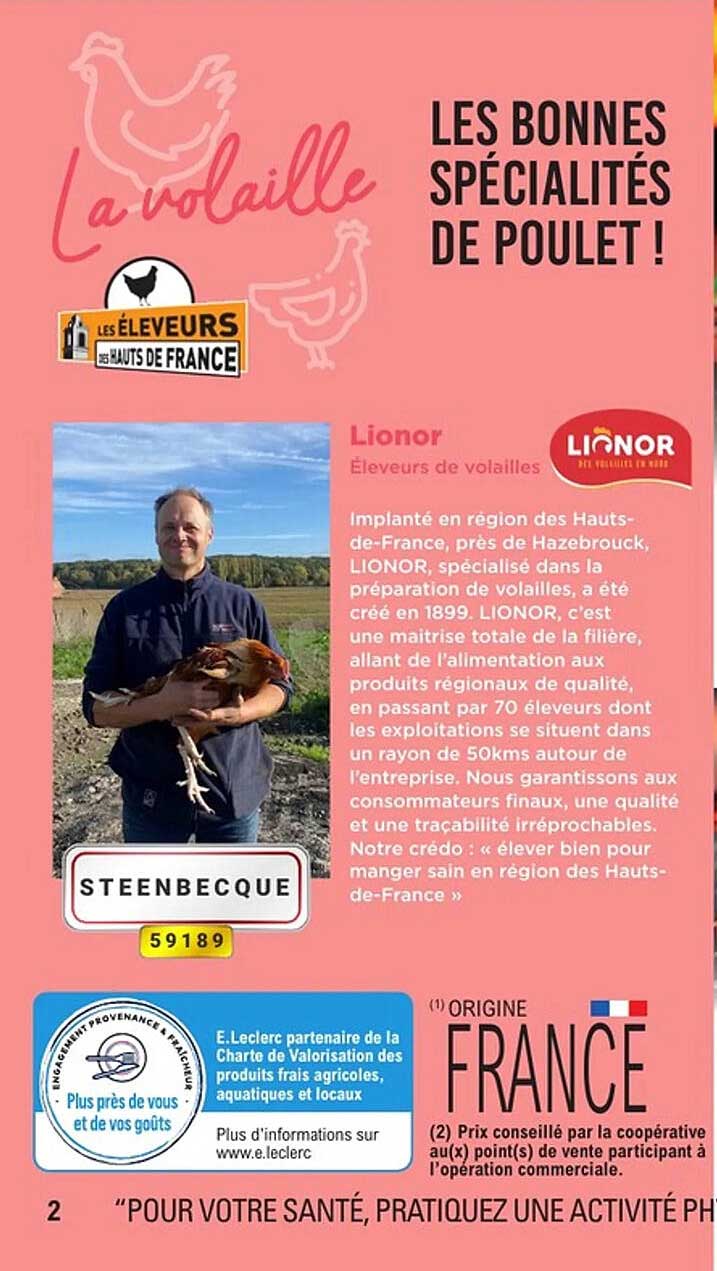 LES BONNES SPécialités DE POULET !