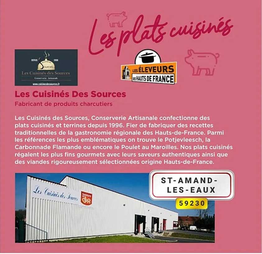 Les Cuisinés Des Sources