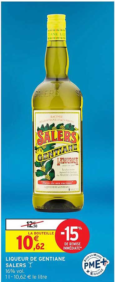 LIQUEUR DE GENTIANE SALERS