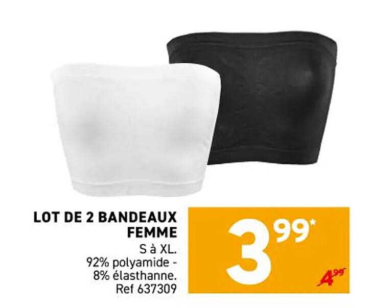 LOT DE 2 BANDEAUX FEMME