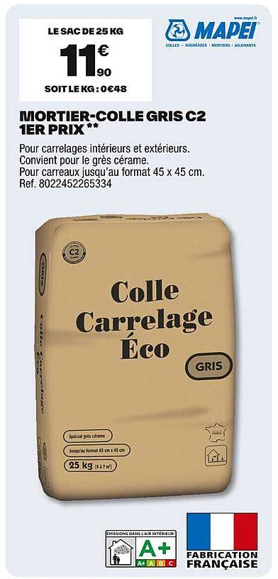 MORTIER-COLLE GRIS C2 1ER PRIX