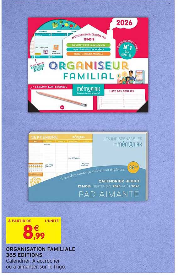 ORGANISATEUR FAMILIAL