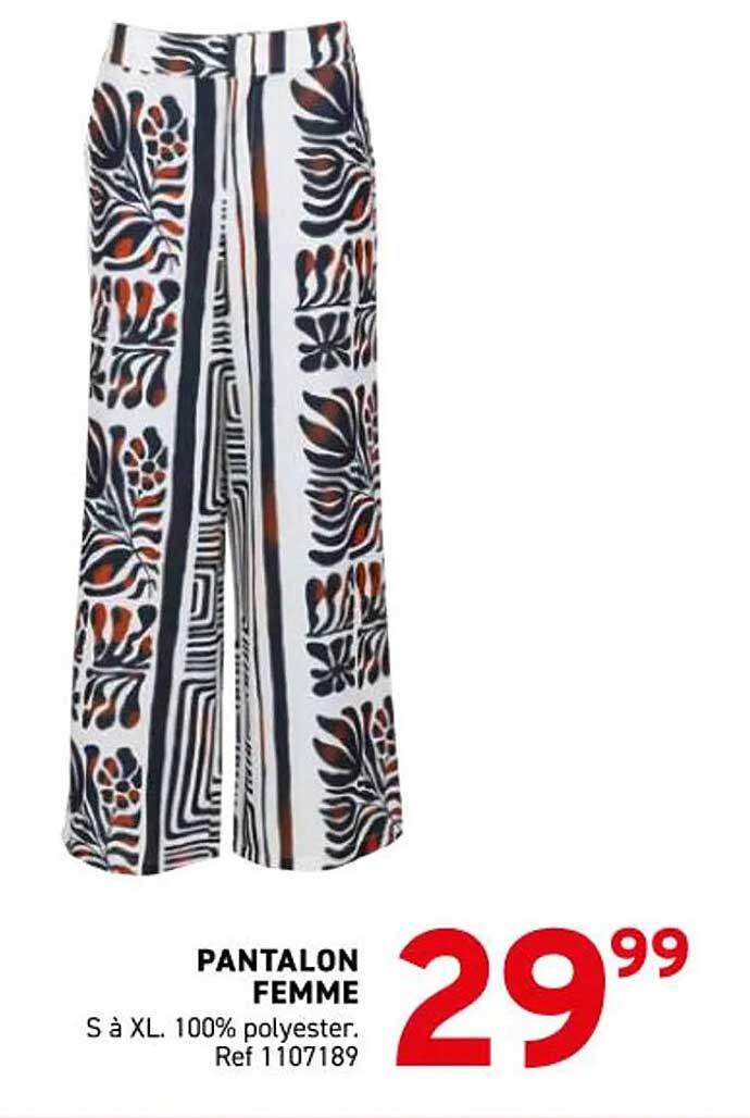 PANTALON FEMME