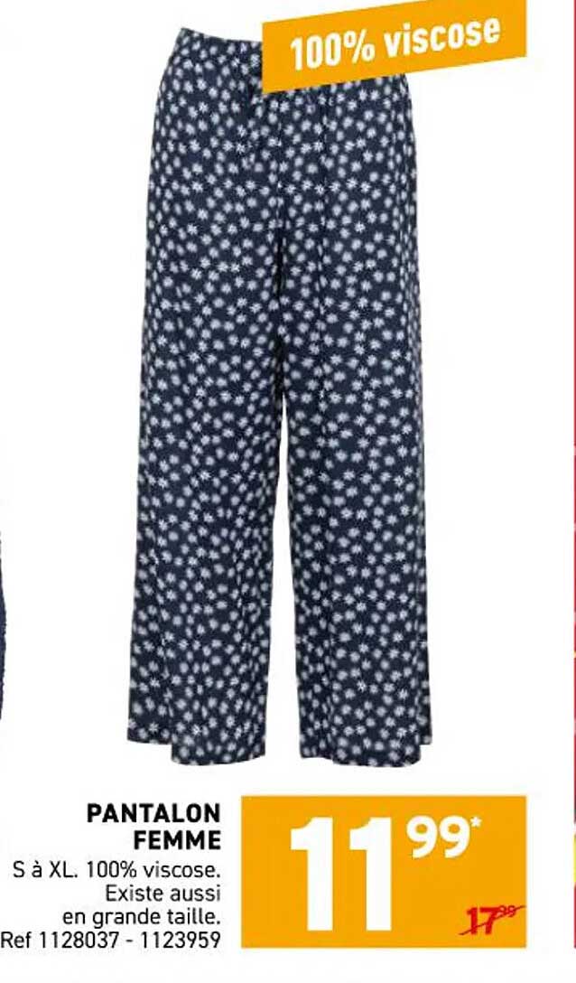 PANTALON FEMME