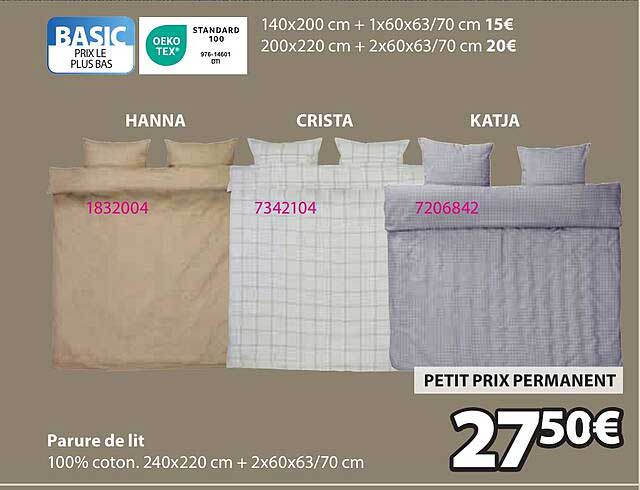 Parure de lit