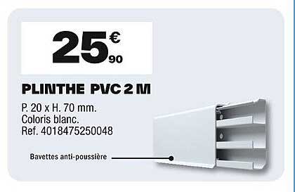 PLINTHE PVC 2 M