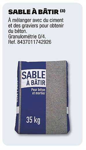 SABLE À BÂTIR
