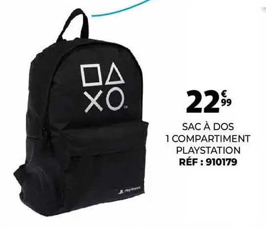 SAC À DOS 1 COMPARTIMENT PLAYSTATION