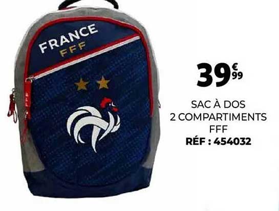 SAC À DOS 2 COMPARTIMENTS FFF