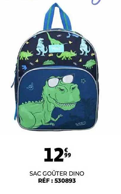 SAC GOÛTER DINO