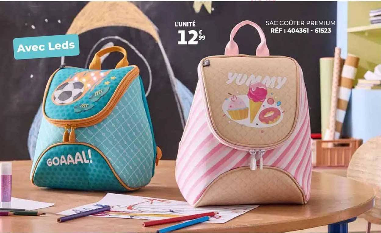 Sac Goûter Premium avec Leds