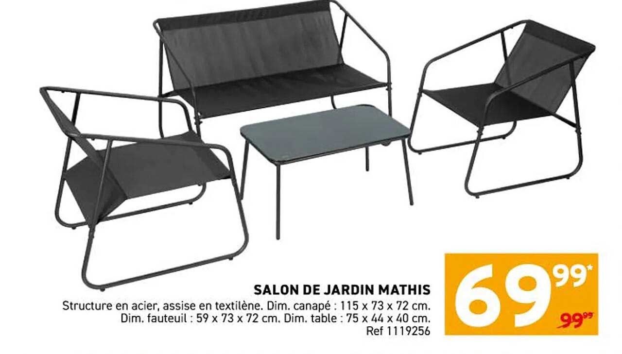 SALON DE JARDIN MATHIS