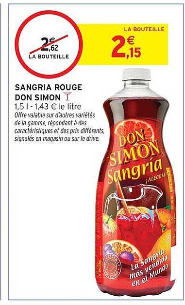 SANGRIA ROUGE DON SIMON