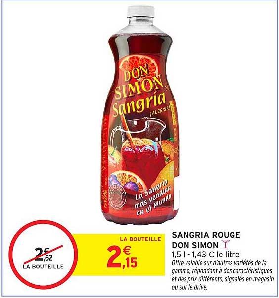 SANGRIA ROUGE DON SIMON