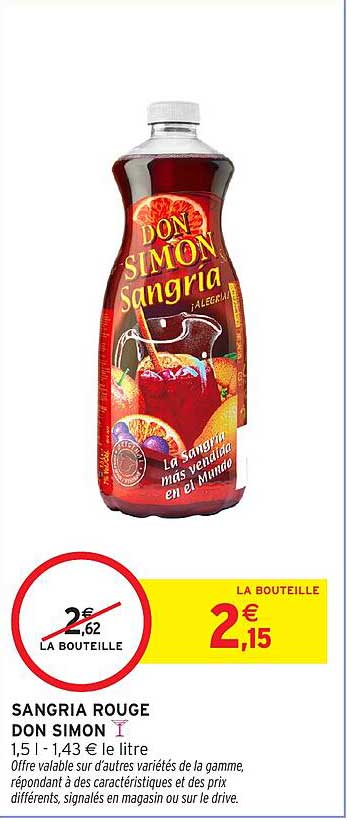 SANGRIA ROUGE DON SIMON