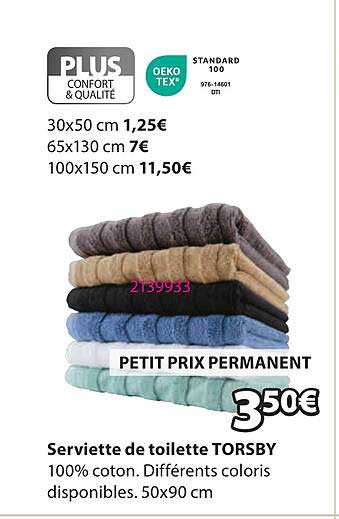 Serviette de toilette TORSBY