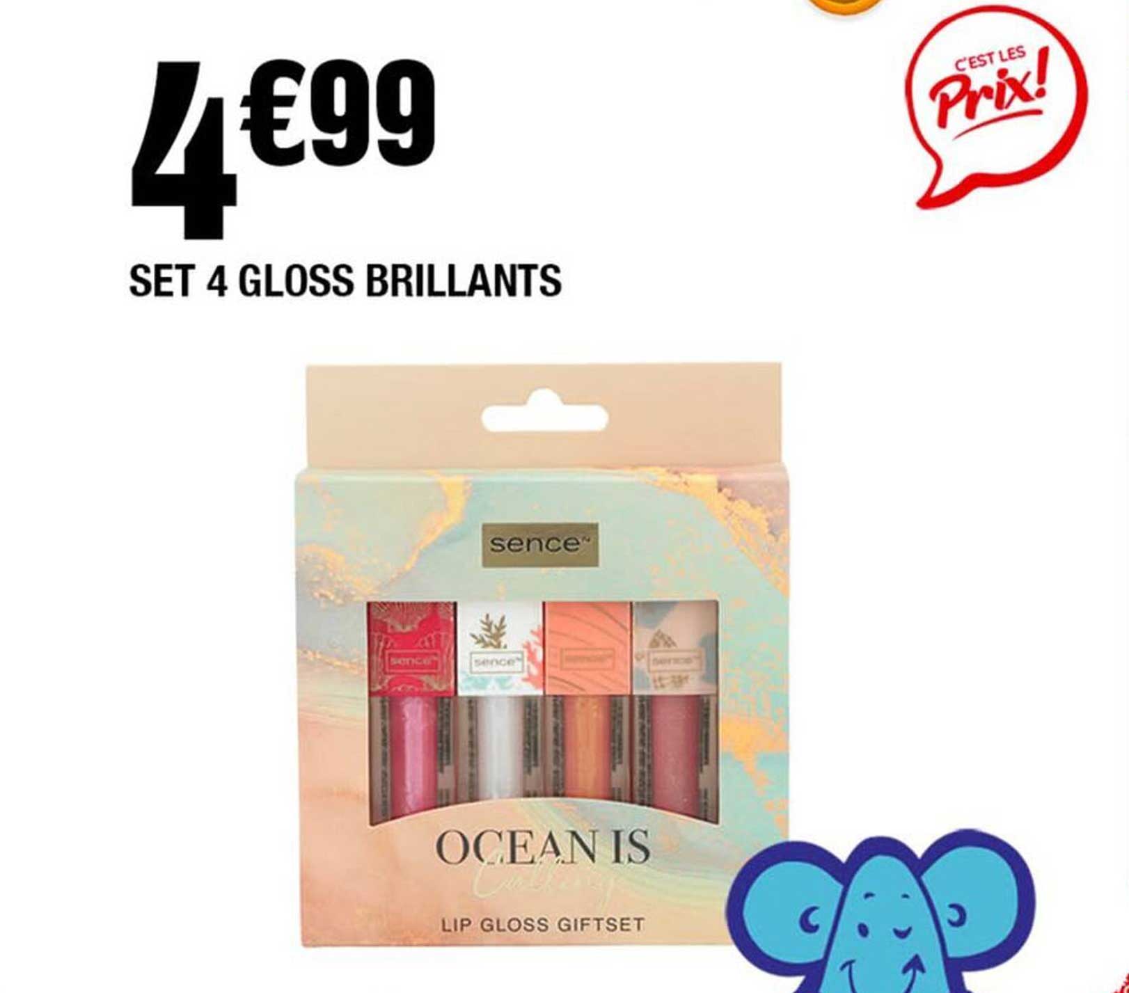SET 4 GLOSS BRILLANTS