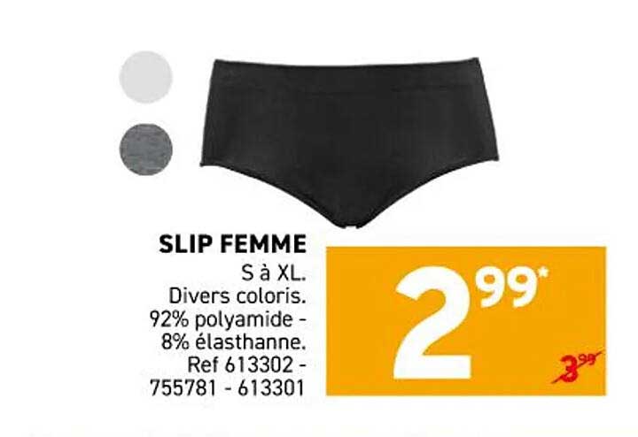 SLIP FEMME