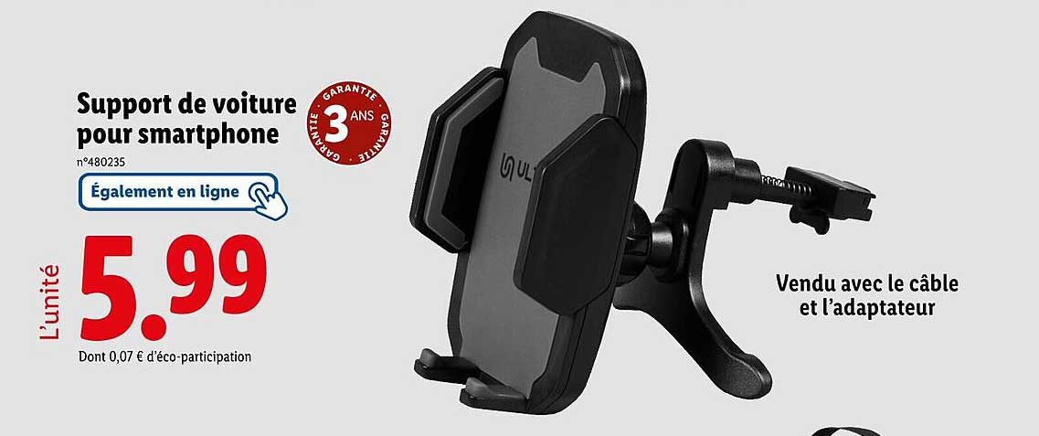 Support de voiture pour smartphone