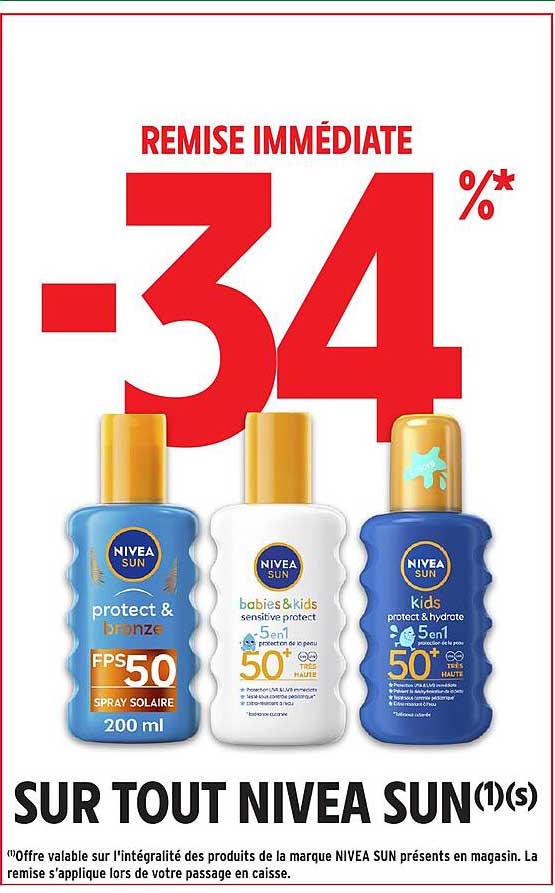 SUR TOUT NIVEA SUN