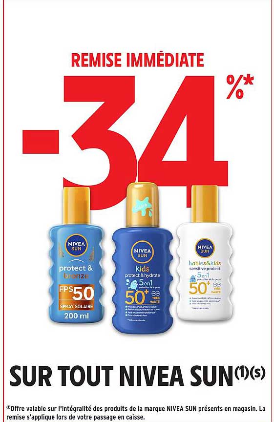 SUR TOUT NIVEA SUN