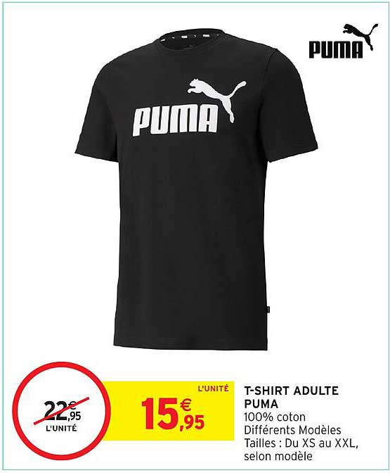 T-SHIRT ADULTE PUMA