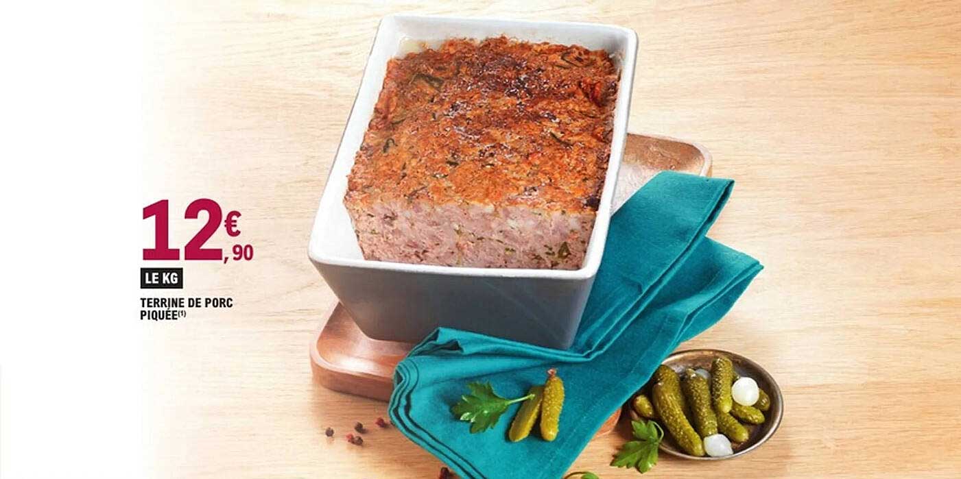 Terrine de porc piquée