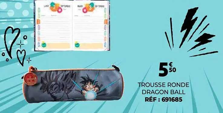 TROUSSE RONDE DRAGON BALL